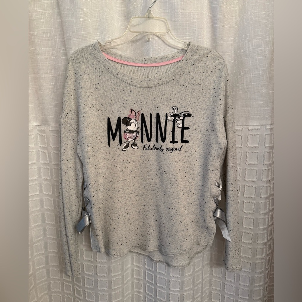 Disneyland Gray Minnie Mouse Sweatshirt